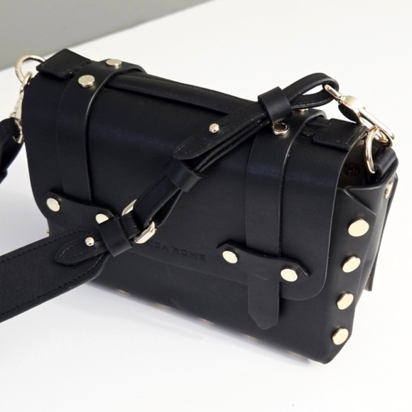 EXCELLENT FRIDA ROME THE WEEK/END LUXURY VEGAN CROSSBODY BAG - Picture 6 of 11